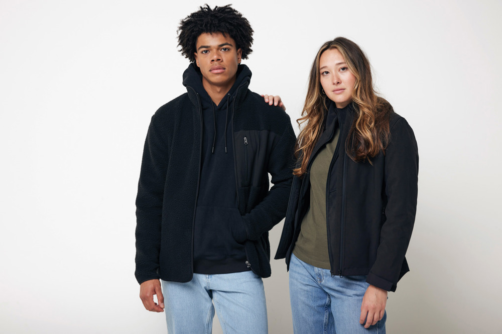 IQONIQ Yoho gerecycled katoen relaxed hoodie