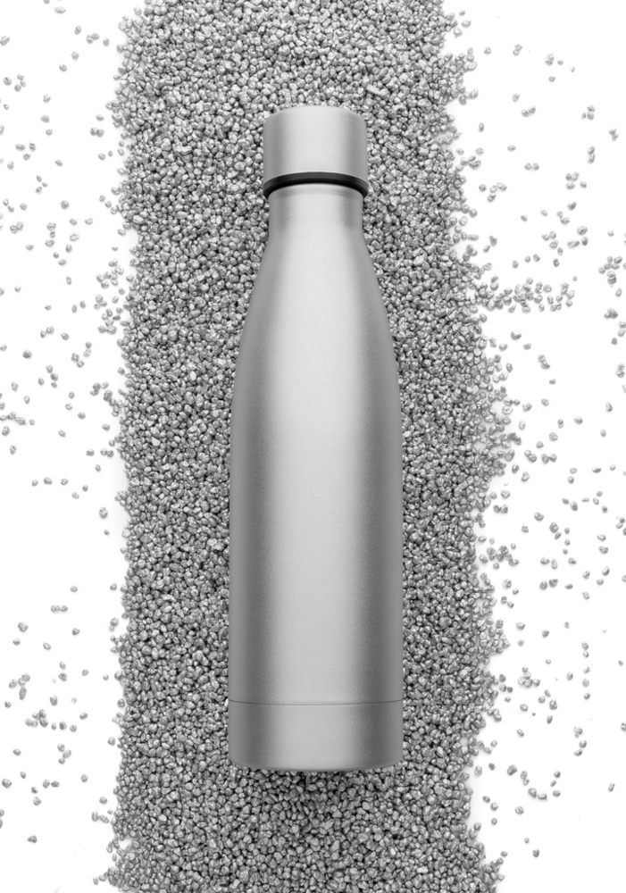 RCS gerecycled roestvrijstalen unikleur vacuümfles