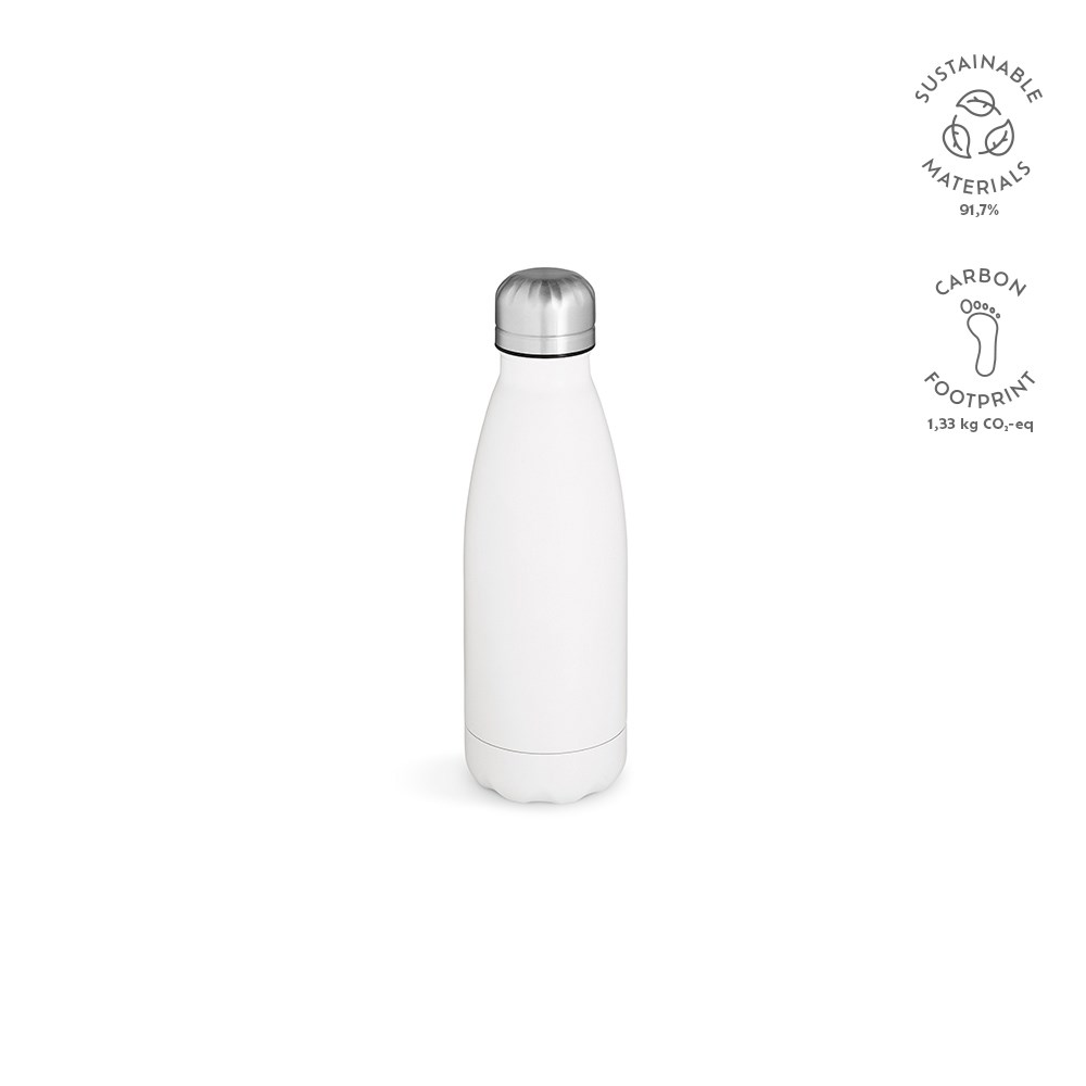 Mississippi 450 fles gerecycled roestvrij staal 430 ml - kopen of bedrukken - wit