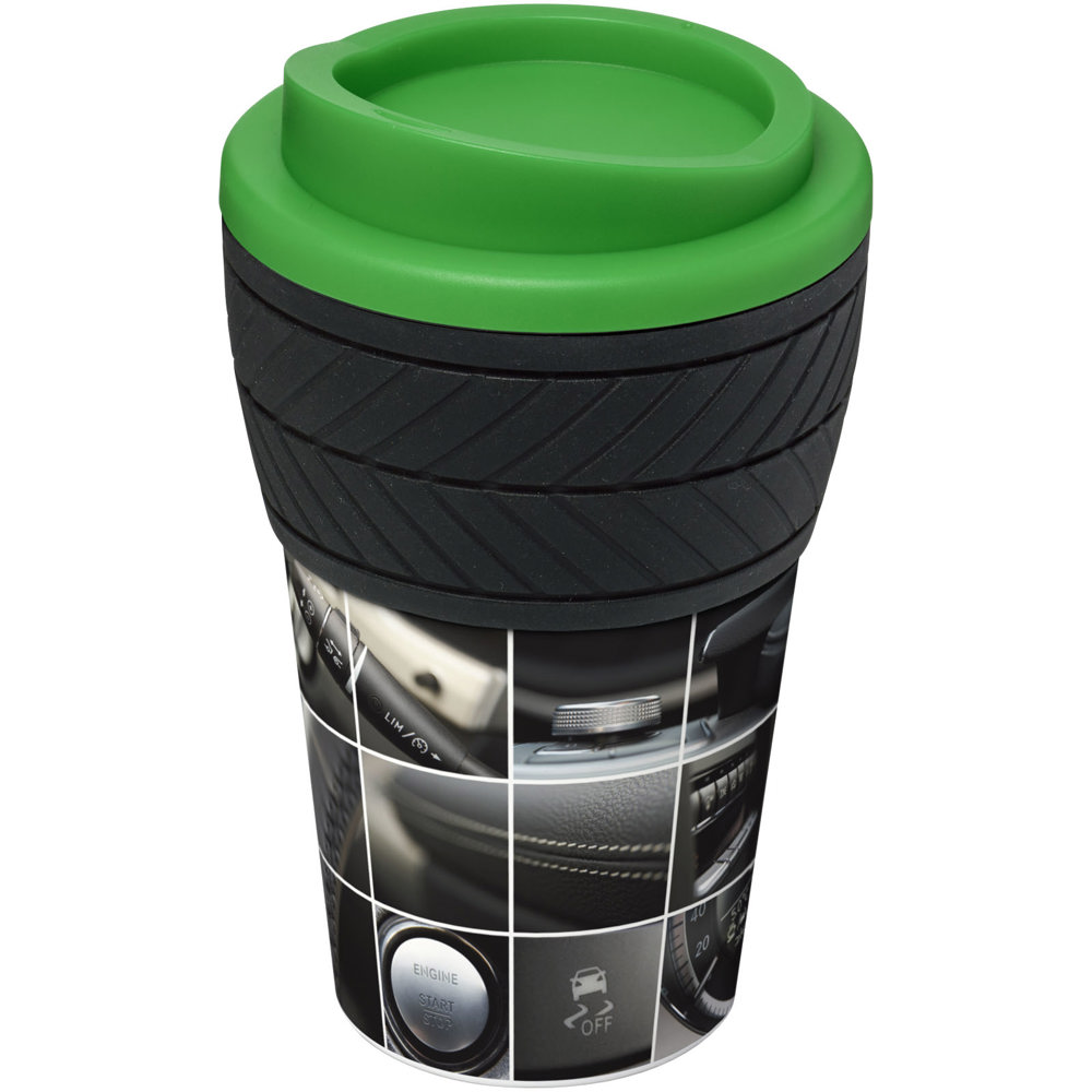 Brite Americano® tyre 350 ml geïsoleerde beker - bedrukt of onbedrukt verkrijgbaar - groen