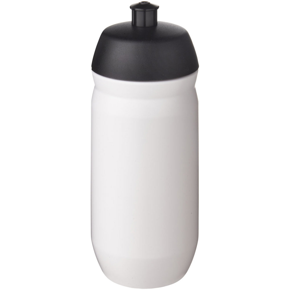 HydroFlex™ knijp knijpfles van 500 ml - voor bedrijven en relatiegeschenken - Zwart, Wit