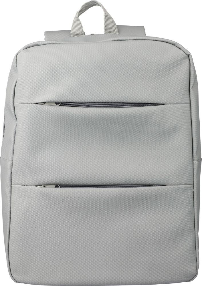 PU 15 inch laptop rugzak Felicia - kopen of bedrukken - Grijs