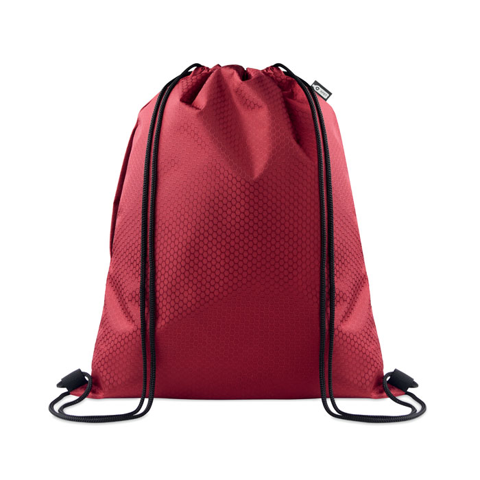 DAYKIT - 420D RPET trekkoordtas - voor bedrijven en relatiegeschenken - bordeaux