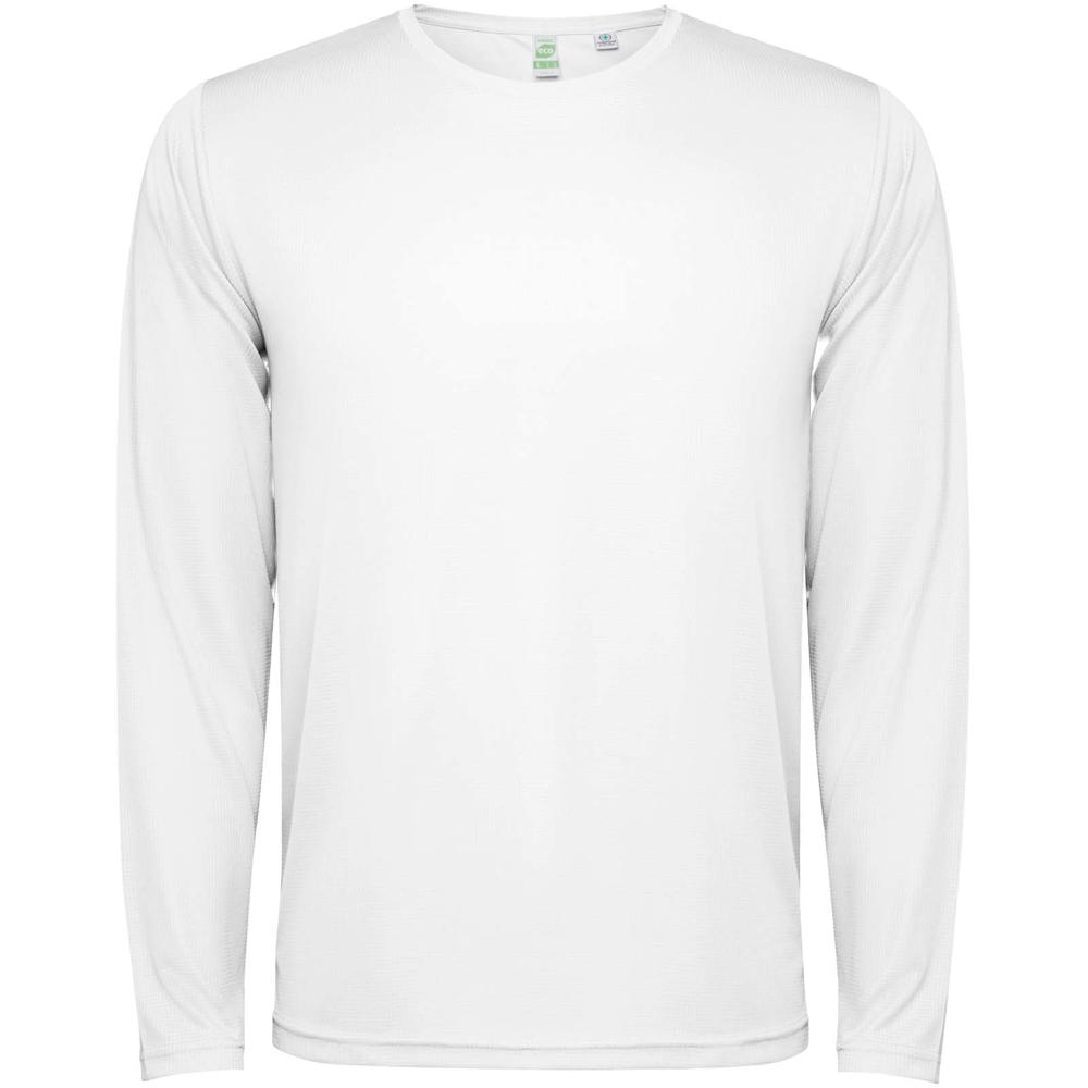 Estoril unisex T-shirt met lange mouwen - bedrukt of onbedrukt verkrijgbaar - wit