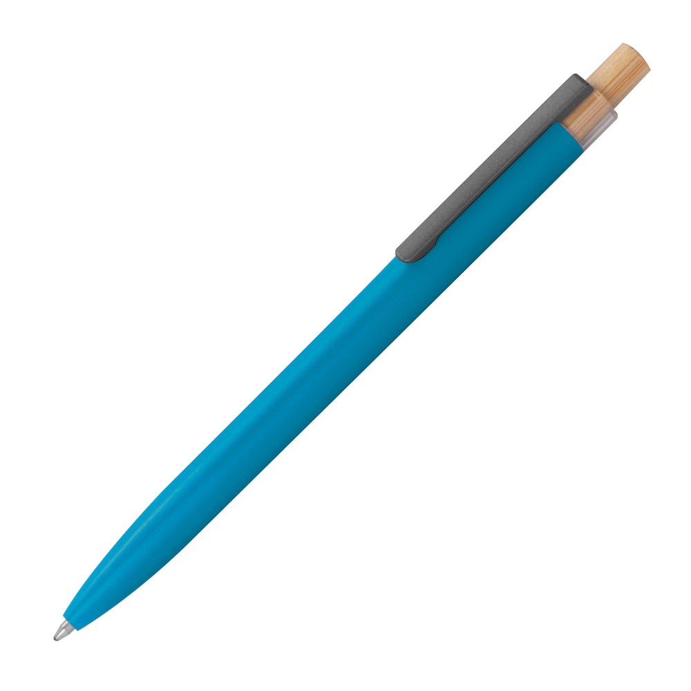 Pen van gerecycled aluminium - voor bedrijven en relatiegeschenken - Lichtblauw