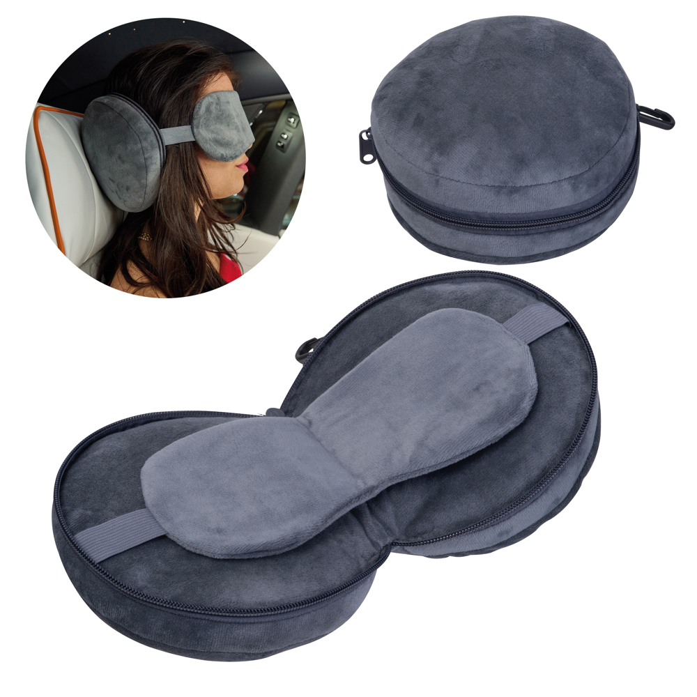 Kussenset met slaapmasker