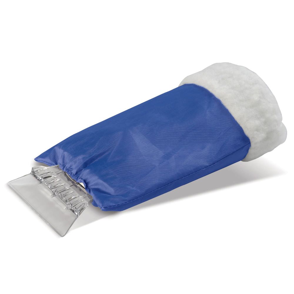 Ijskrabber handschoen gevoerd - bedrukt of onbedrukt verkrijgbaar - blauw