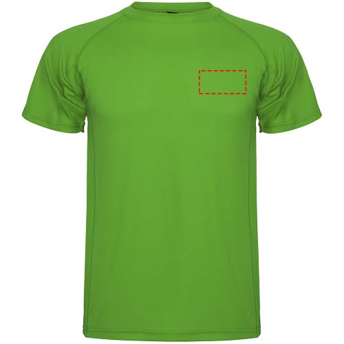 Montecarlo 150 g/m² sportshirt met korte mouwen voor kinderen