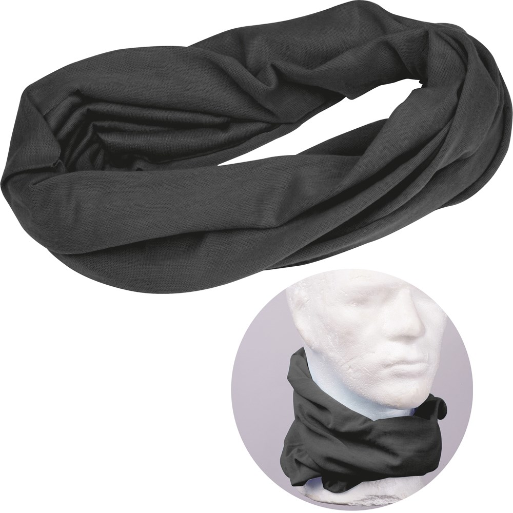 Bandana Loop sjaal - voor bedrijven en relatiegeschenken - zwart