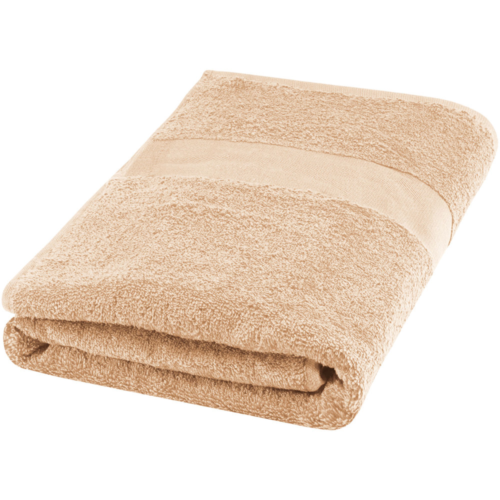 Amelia handdoek 70 x 140 cm van 450 g/m² katoen - kopen of bedrukken - Beige