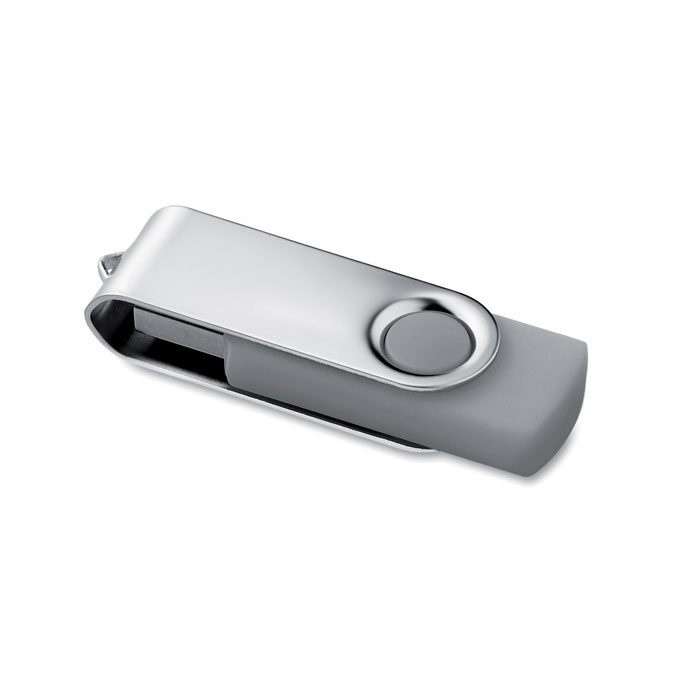 TECHMATE - Techmate. USB flash 8 GB - voor bedrijven en relatiegeschenken - Grijs