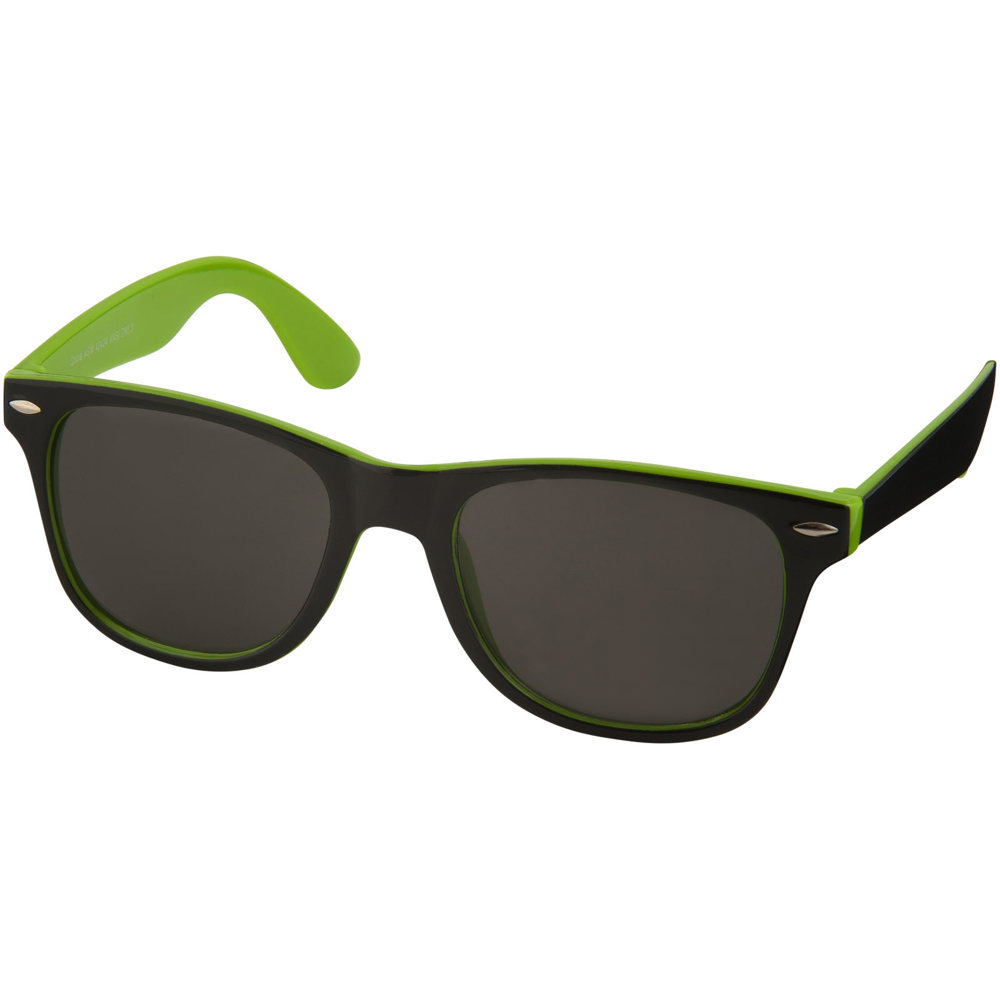 Sun Ray zonnebril – colour pop - kopen of bedrukken - Lime, Zwart