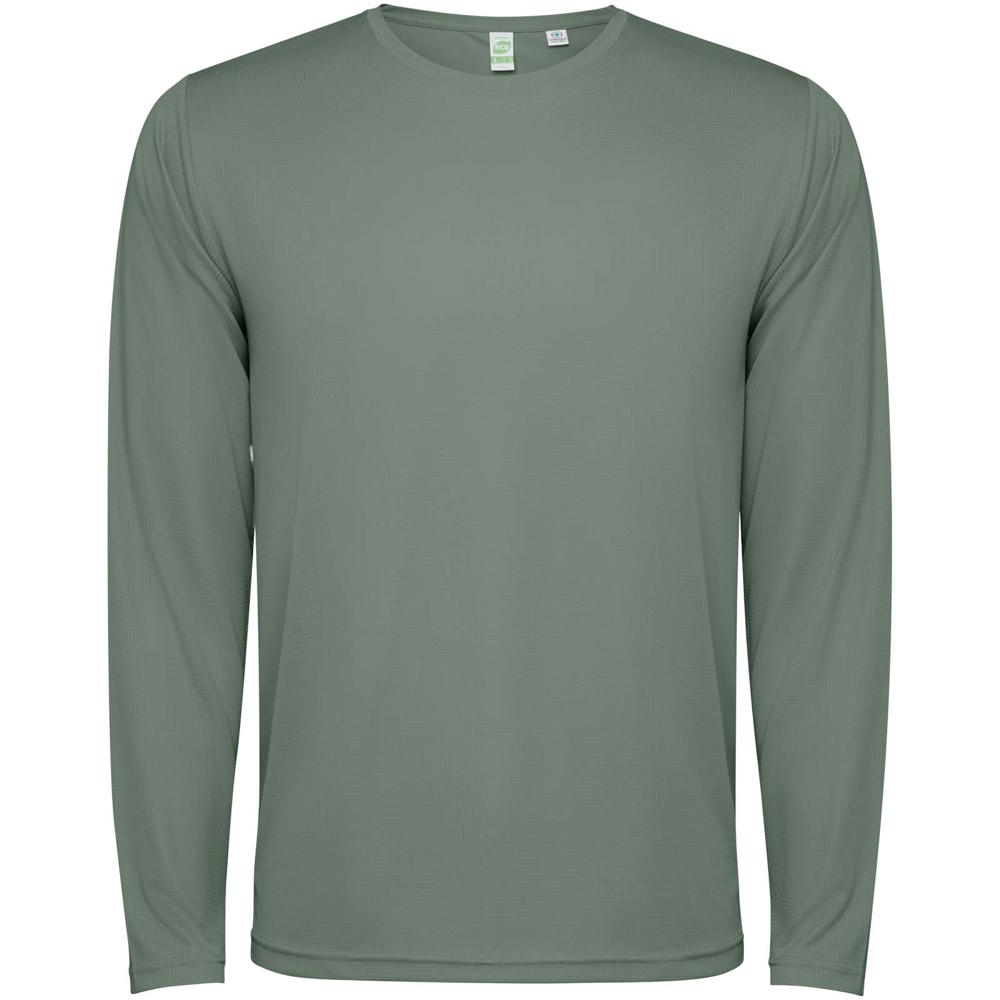 Estoril unisex T-shirt met lange mouwen - bedrukt of onbedrukt verkrijgbaar - Lauriergroen