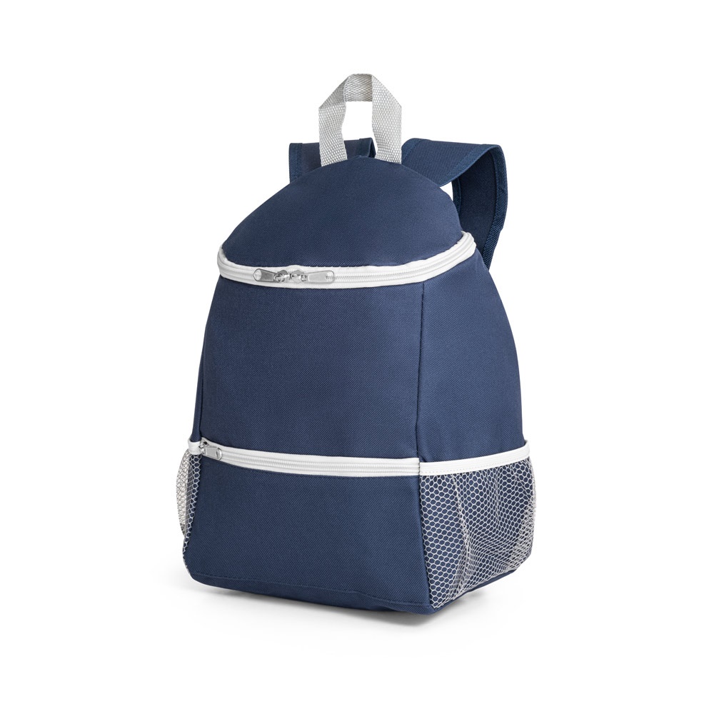 JAIPUR. Koeltas 10L in 600D polyester - met logo of onbedrukt bestellen - blauw