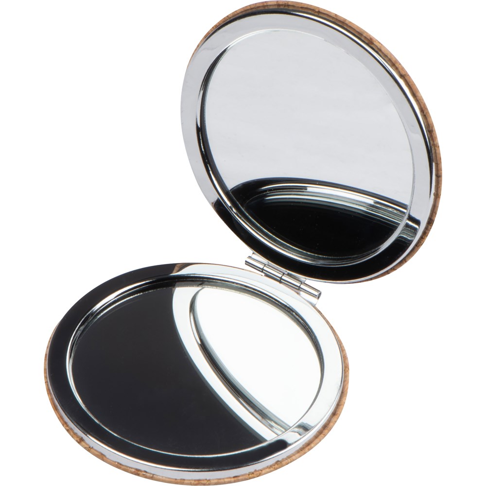 Make-up spiegeltje van kurk