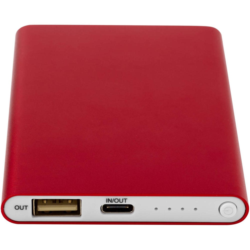 Pep type-C powerbank van 4000 mAh van gerecycled aluminium 