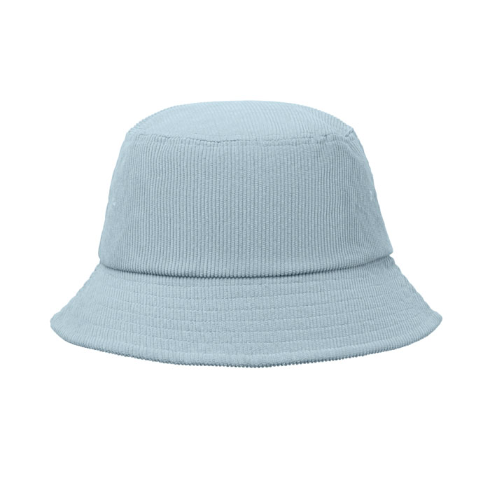 SCOOP - Corduroy vissershoed - met logo of onbedrukt bestellen - Babyblauw