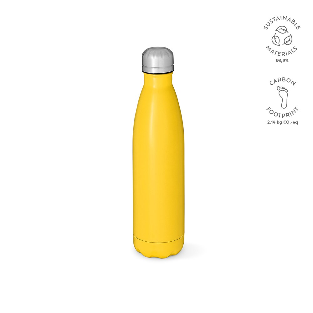 Mississippi 800 fles gerecycled roestvrij staal 810 ml - met logo of onbedrukt bestellen - Donkergeel