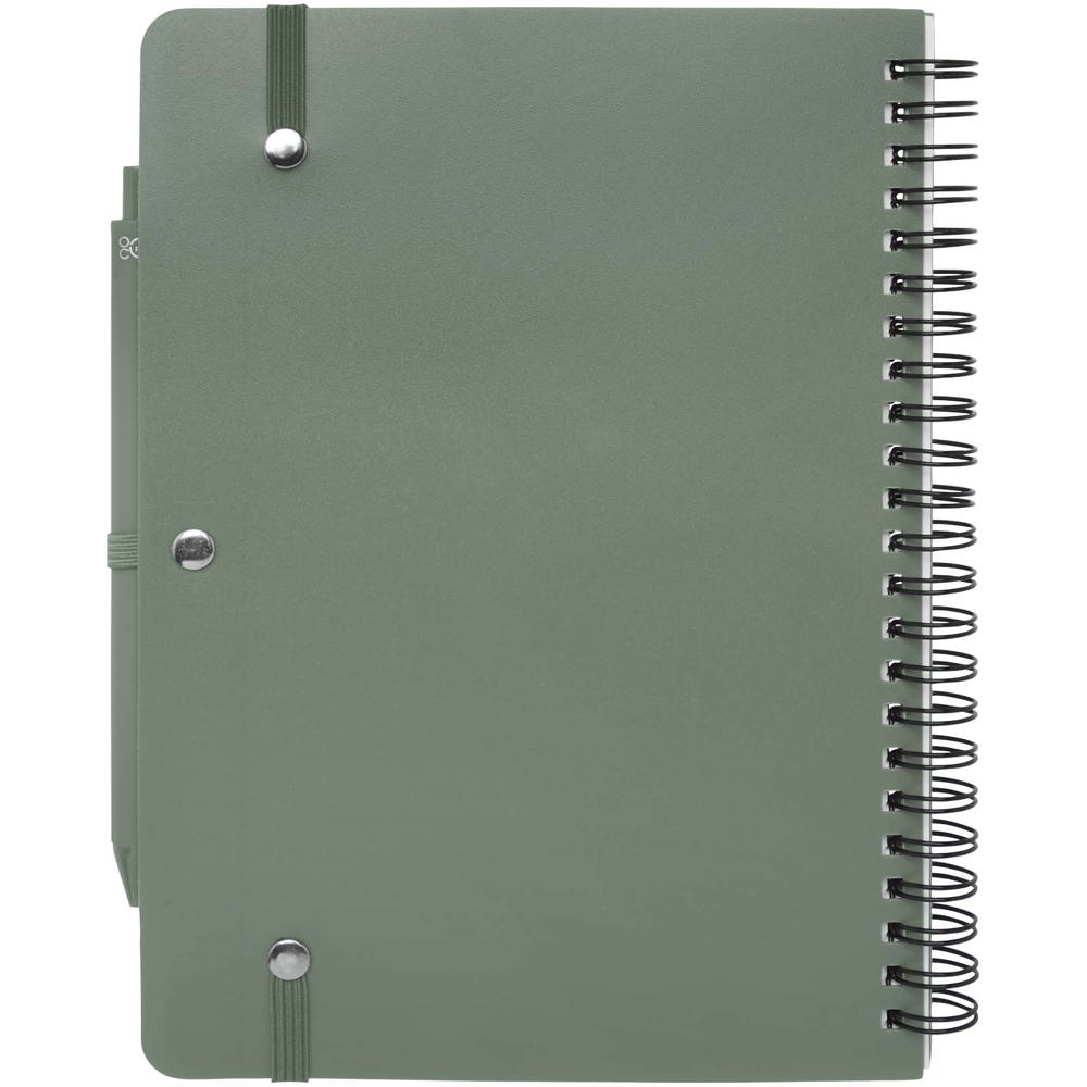 Thalaasa A5 ocean-bound hardcover notitieboek met balpen (zwarte inkt)