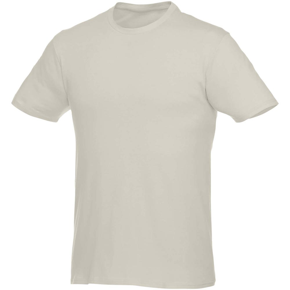 Heros heren t-shirt met korte mouwen - met logo of onbedrukt bestellen - Lichtgrijs