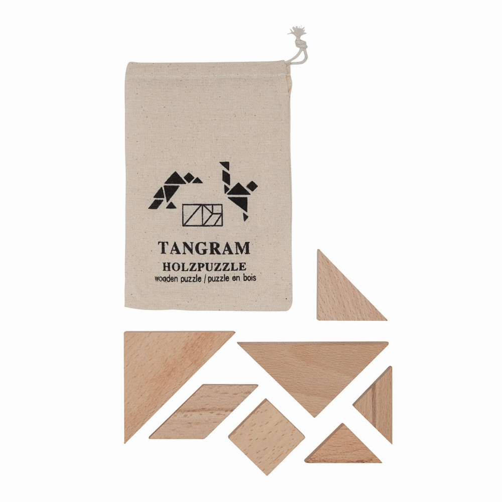 TANGRAM - Houten puzzel - voor bedrijven en relatiegeschenken