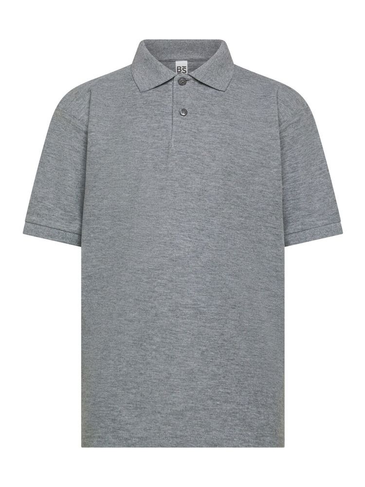 BS Evolution kids polo, 180 gr/m² - kopen of bedrukken - Grijs melee (PMS Cool Grey 7C)