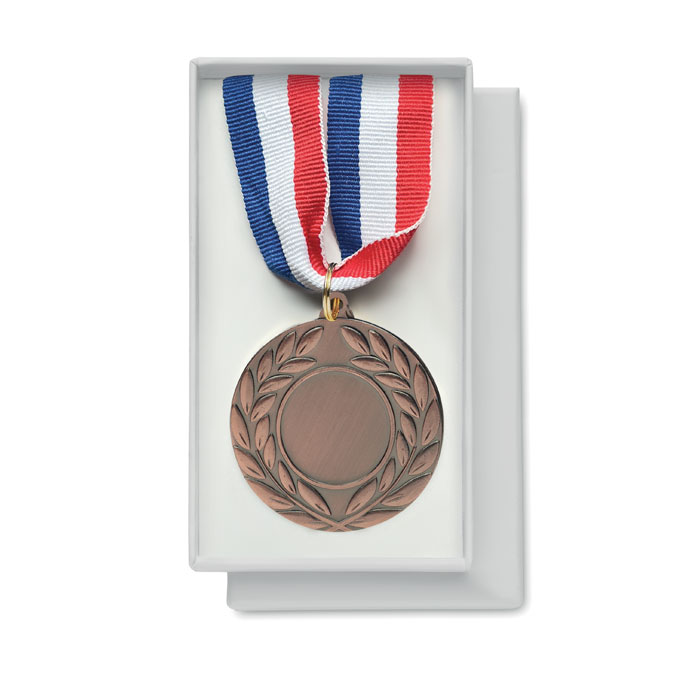WINNER - Medaille 5cm diameter - bedrukt of onbedrukt verkrijgbaar - Bruin