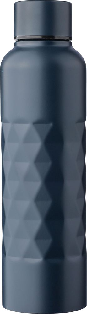 Gerecycled roestvrijstalen enkelwandige drinkfles (800 ml) Talin - bedrukt of onbedrukt verkrijgbaar - blauw