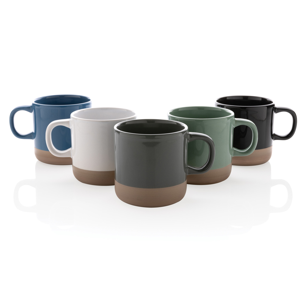 Geglazuurde keramische mok 360 ml - voor bedrijven en relatiegeschenken