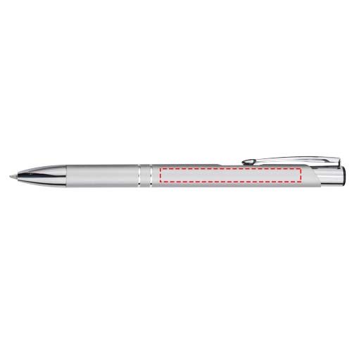 Moneta aluminium balpen (zwarte inkt)