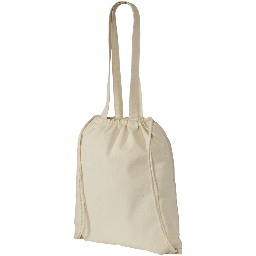 Eliza 240 g/m² katoenen rugzak met trekkoordsluiting 6L
