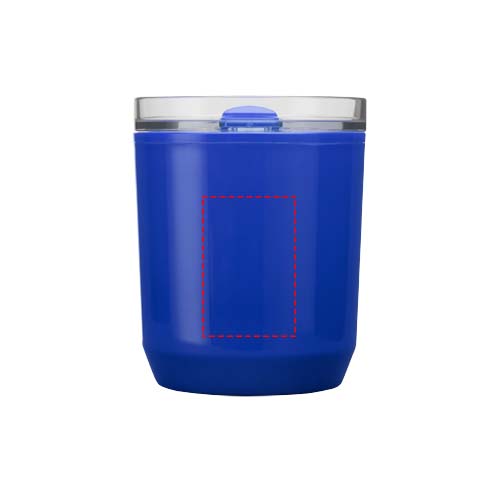 Hudson 180 ml dubbelwandige beker van gerecycled plastic