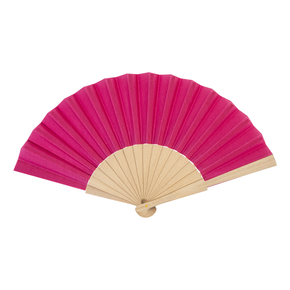 Solana - RPET handwaaier - voor bedrijven en relatiegeschenken - fuchsia