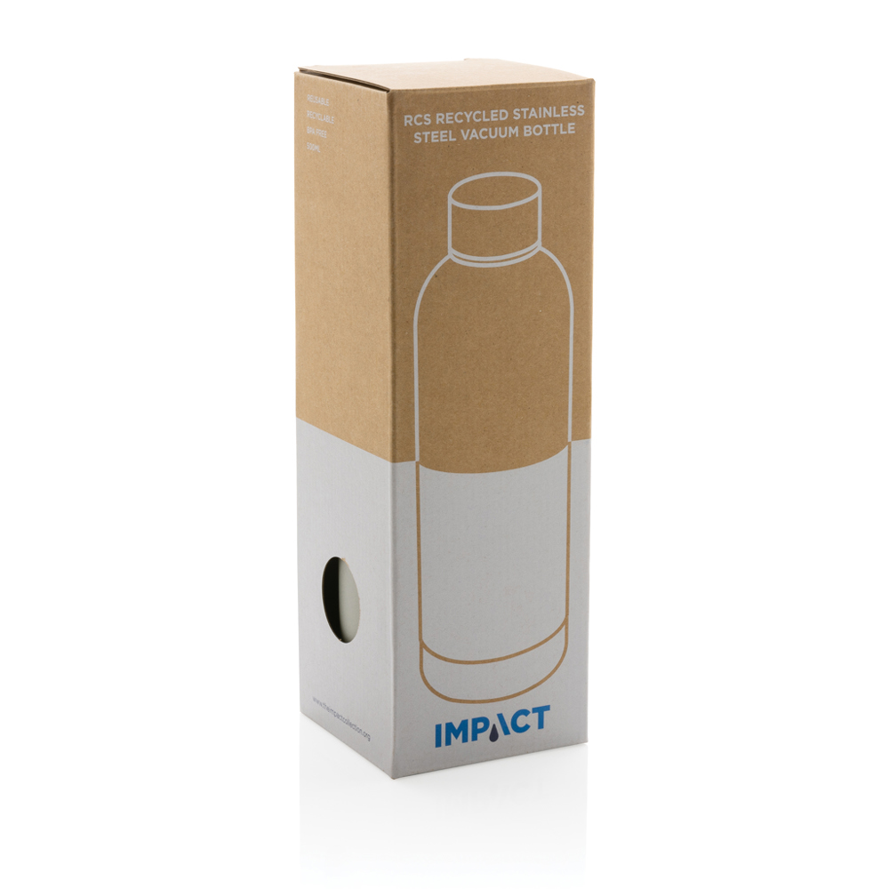 RCS gerecycled roestvrijstalen Impact vacuümfles