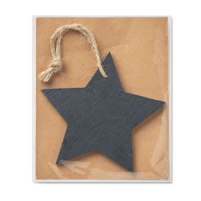 SLATESTAR - Kerstboom hanger van leisteen