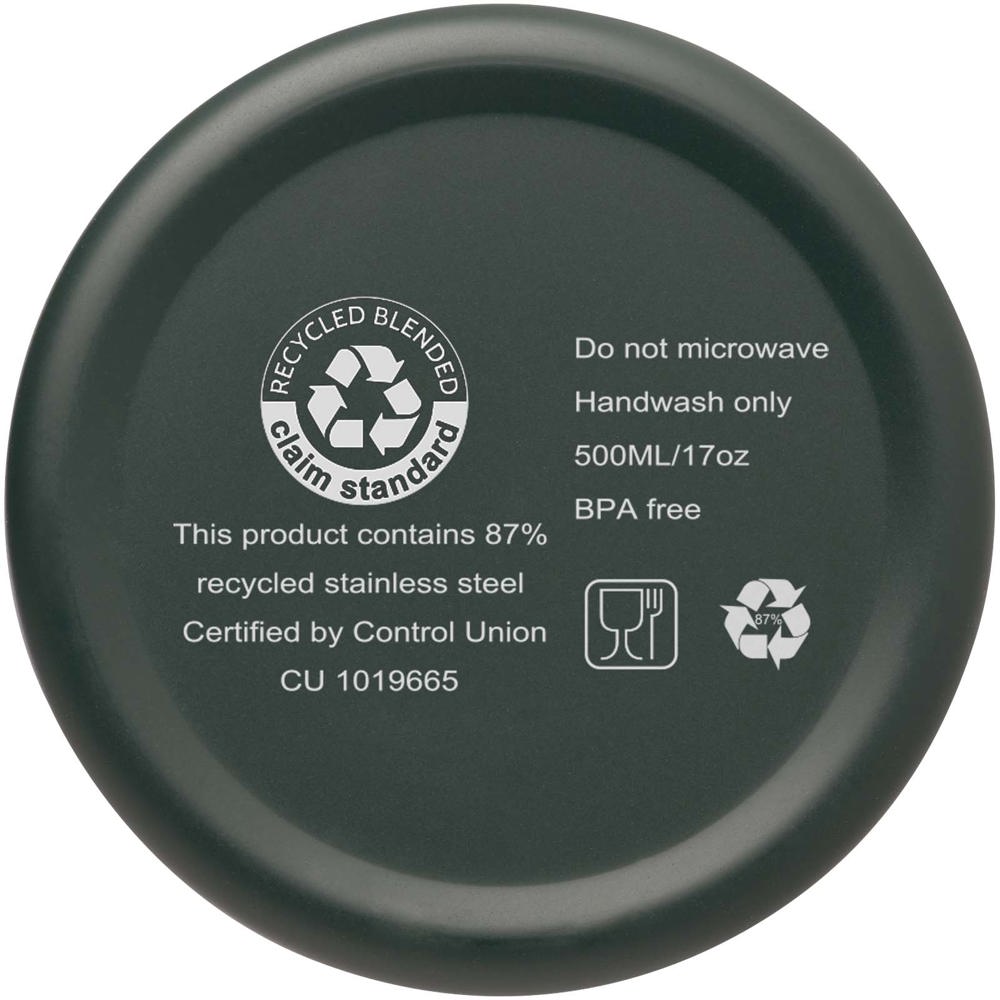 Vasa 500 ml RCS-gecertificeerde gerecyclede roestvrijstalen koperen vacuümgeïsoleerde fles