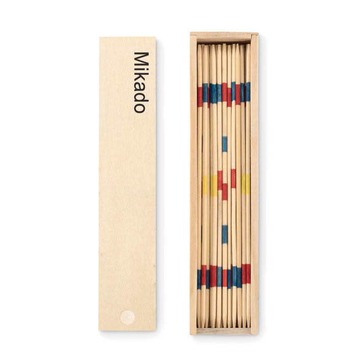 MINI MIKADO - Houten mikadospel - met logo of onbedrukt bestellen