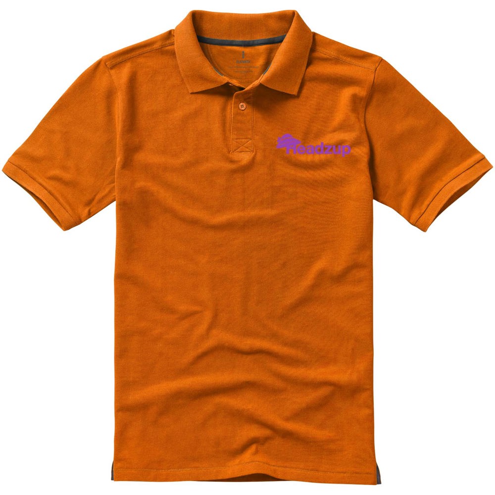 Calgary 200 g/m² herenpolo met korte mouwen