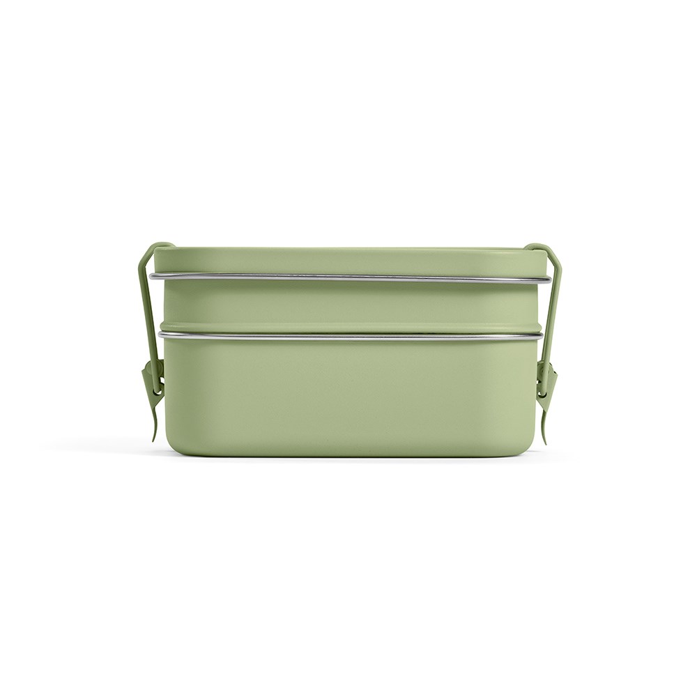 Tintoretto Lunchbox Gerecycled Roestvrij Staal 1240 ml - Heide groen