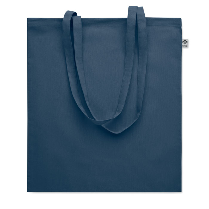 ONEL - Tas organisch katoen 180 gr/m² - bedrukt of onbedrukt verkrijgbaar - blauw