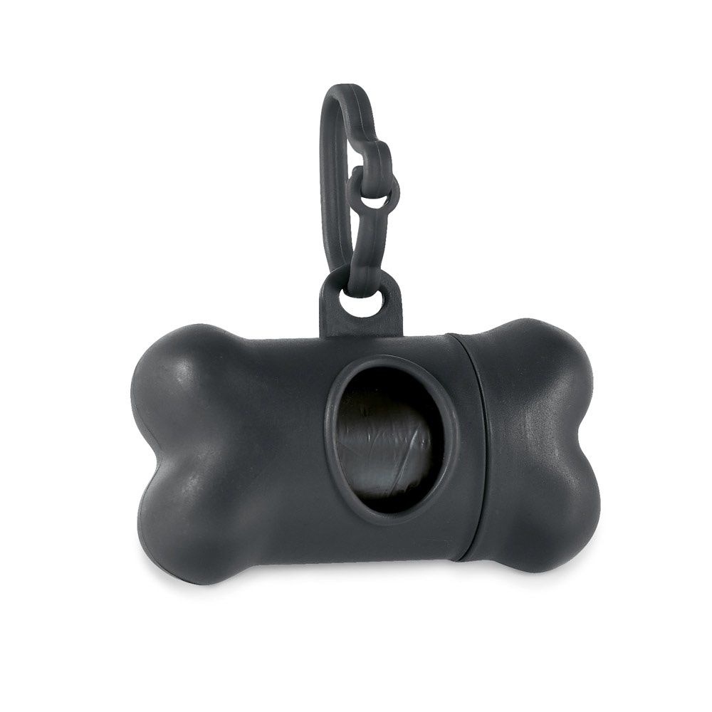TROTTE. Hond hygiëne zak dispenser - voor bedrijven en relatiegeschenken - zwart