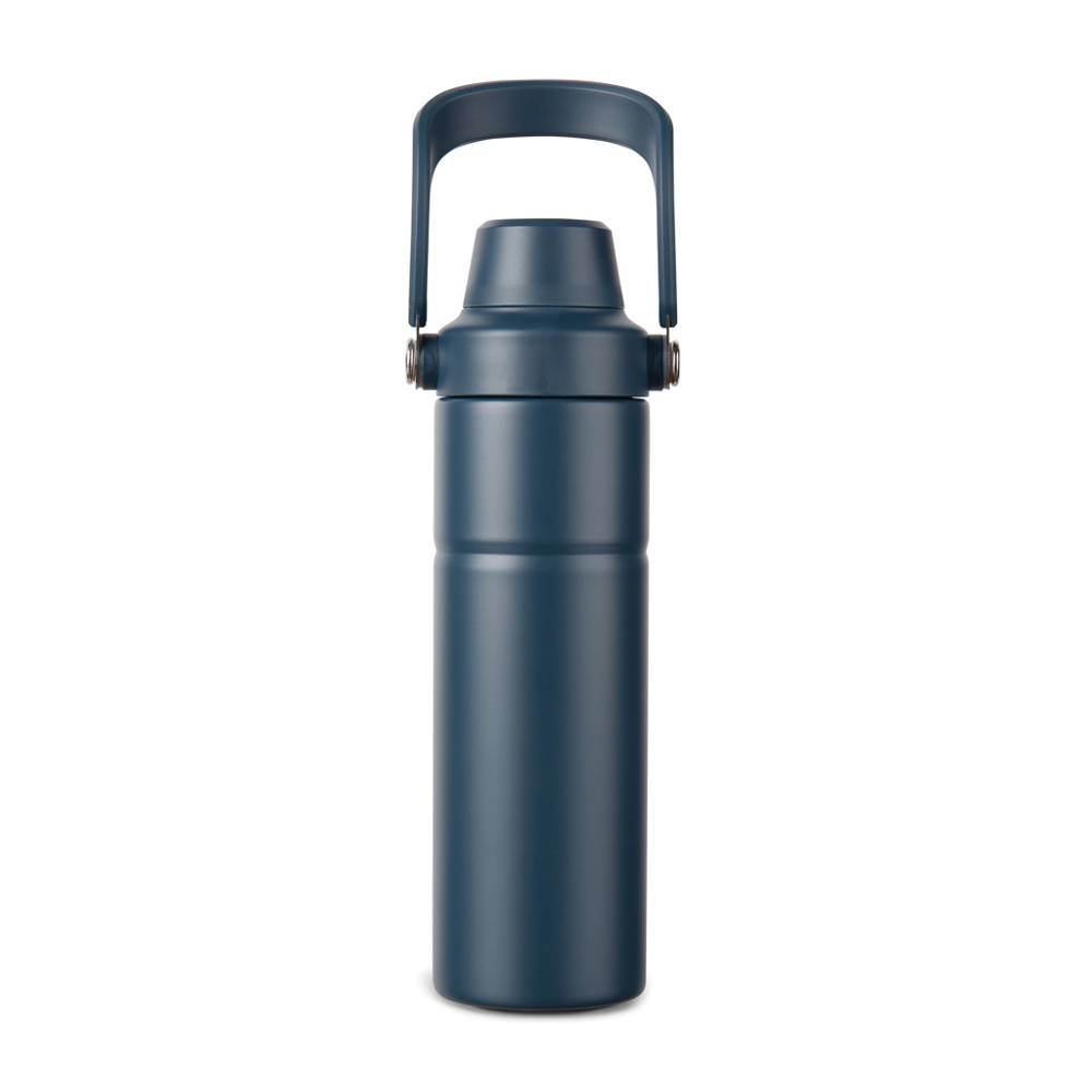 VINGA Baltimore Trek RCS recycled SS fles 600 ML - kopen of bedrukken - donkerblauw (± PMS 2377 C)