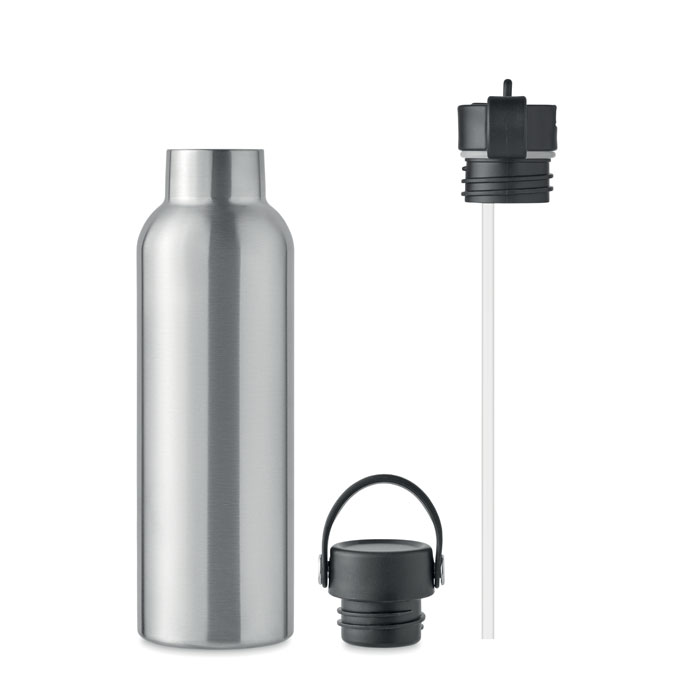 BOALI - Dubbelwandige fles 700 ml - kopen of bedrukken - Mat Zilver
