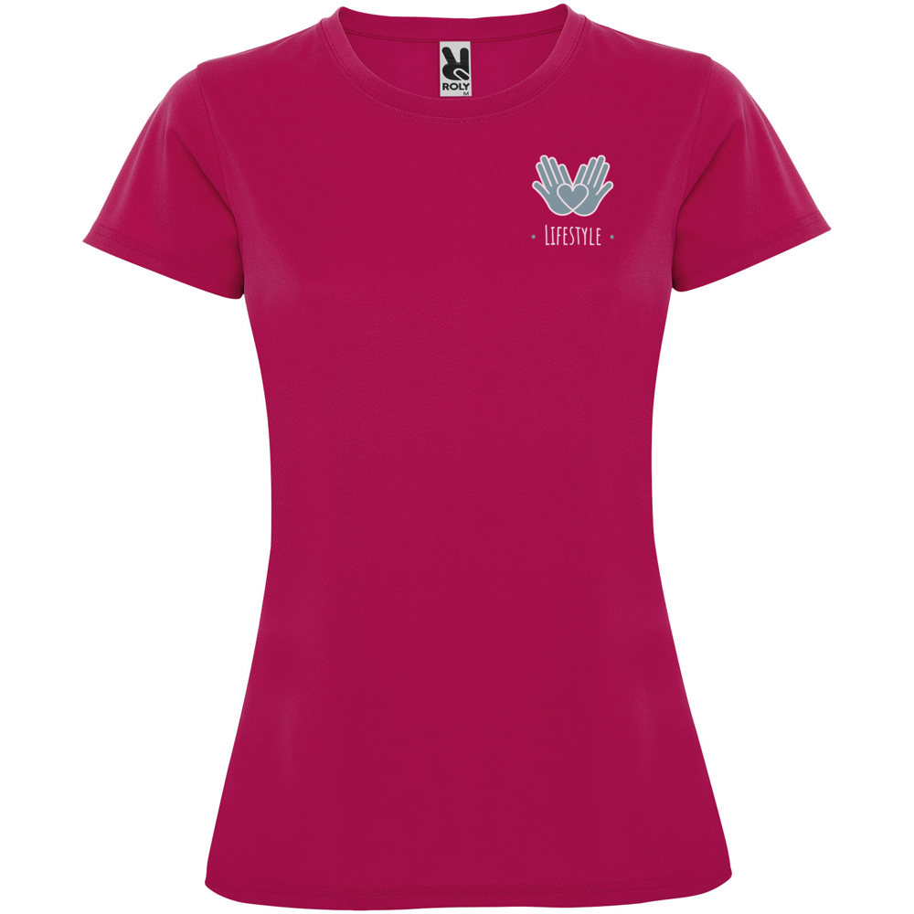Montecarlo 150 g/m² sportshirt met korte mouwen voor dames