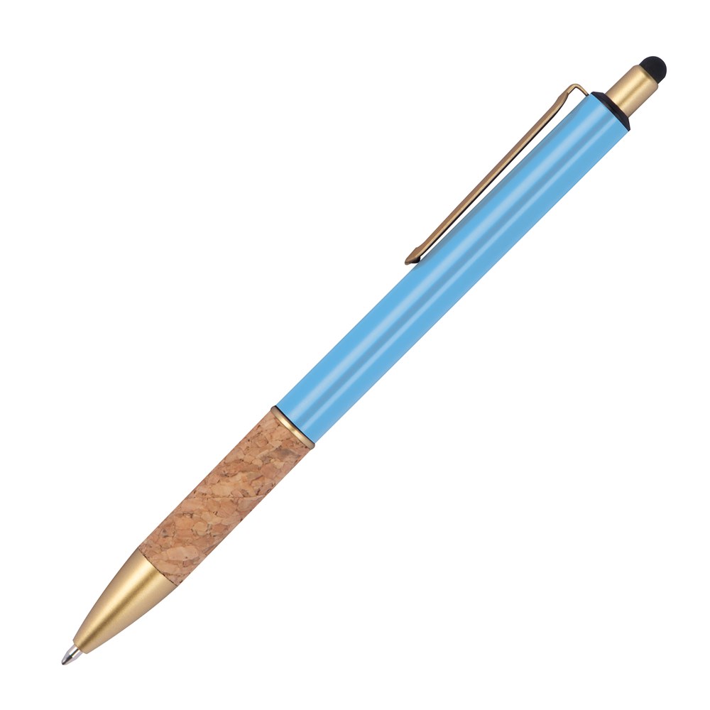Pen met grip van kurk