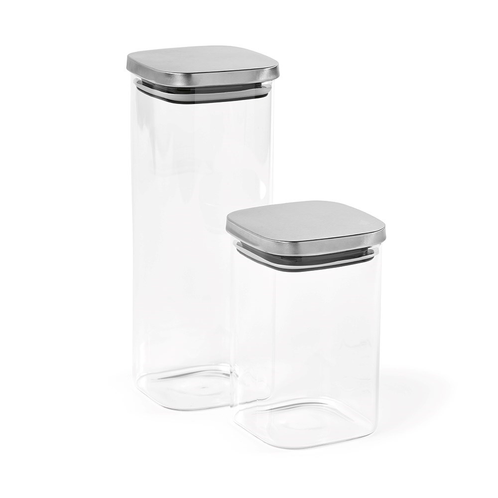 Delacroix 1200 canister Borosilicaatglas 1270 ml - Transparant