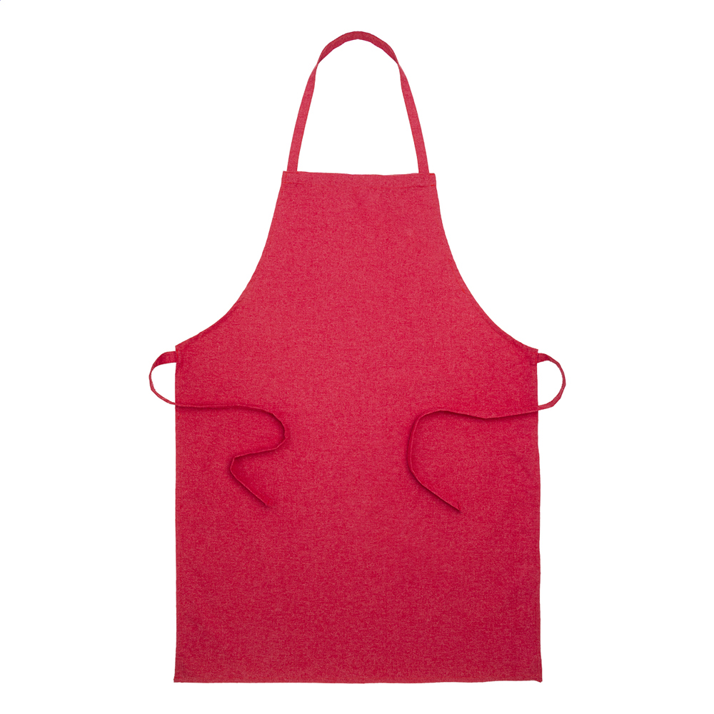 Chepex - gerecycled katoenen schort - kopen of bedrukken - Rood