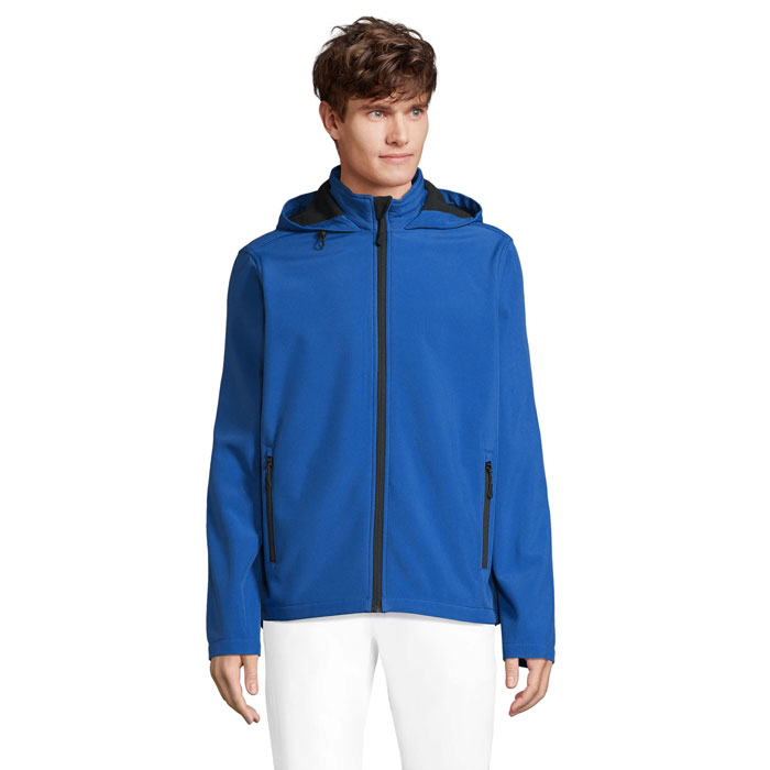 RACE HOODED MEN - RACE MEN HOODED JACKET - kopen of bedrukken - Koningsblauw
