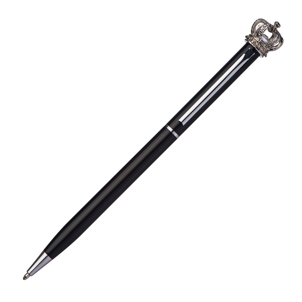 Metalen balpen met koninklijke allure