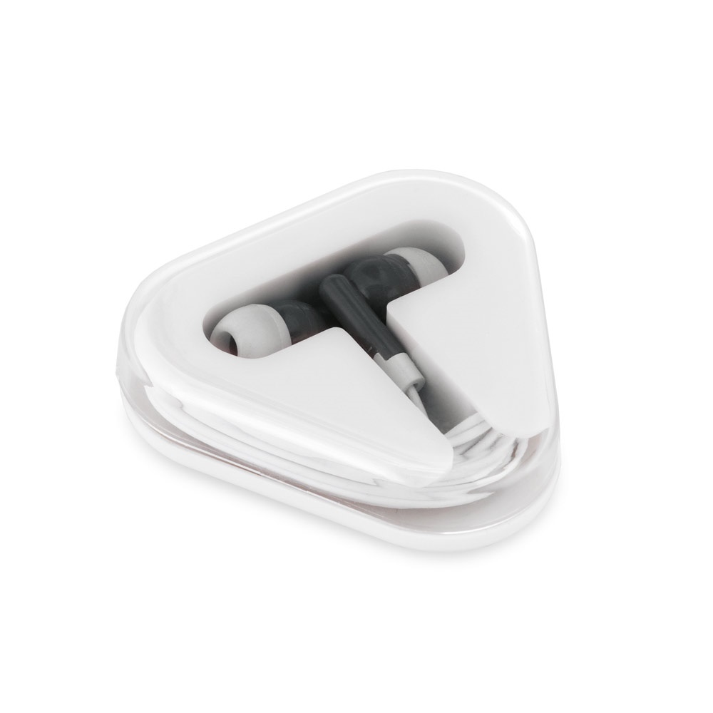 FARADAY. Koptelefoon met 1.25 m ABS-kabel - voor bedrijven en relatiegeschenken - Zwart